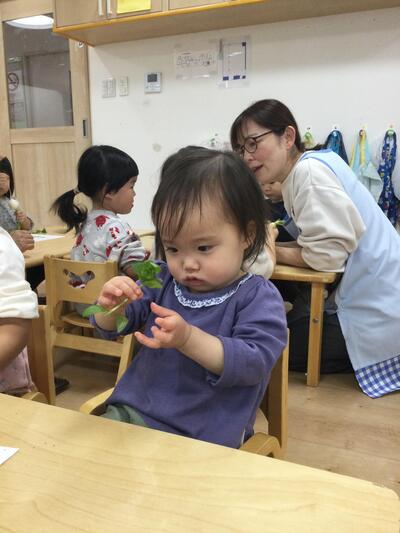 2025.1.7ソラスト高津保育園　七草に触れる⑤.JPG