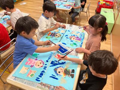 ゆめ組壁面制作⑥